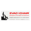 Ecchairphot Evac Chair Photoluminescent Wall Sign Front showing evacuation instructions and contact details