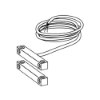 Diagram showing the sigma smart shield reed contact surface with two rectangular bars and attached coiled wire