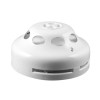 Eda D6000 Zerio Eda D6000 Heat And Sounder Front showing a white circular device with multiple openings and a small indicator light