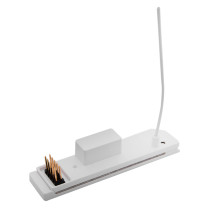 radio link plus module for ei160e series shown from an angled view with visible pins and antenna wire
