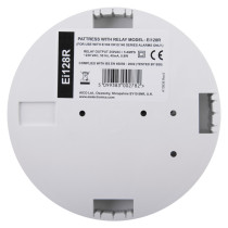 Back view of the aico product showing label with model and certification details