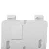 Top view of the ei150 series smoke alarm replacement base showing its white plastic surface and mounting slots
