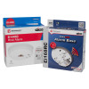 Boxes showing parts of the mains rf base with ei144rc packaging including heat alarm and alarm base designs