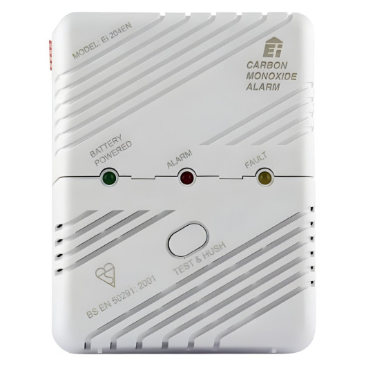 Ei204EN Battery Powered CO Detector Front