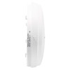 Side view of aico mains powered carbon monoxide alarm radio interlinked self charging with 10 year battery backup