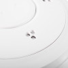 Close-up of the sounder on aico mains powered carbon monoxide alarm radio interlinked self charging 10yr battery backup
