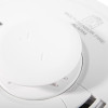 Closeup of aico mains powered combined smoke heat alarm radio interlinked with self charging 10 year battery backup