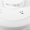 aico combined mains powered combined heat carbon monoxide alarm sounder close-up in white plastic casing