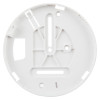 aico heat alarm backing plate shown from the front with mounting holes and slots visible