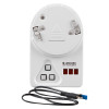 hochiki esp address programmer and optional call point programming lead shown with buttons and cable on a white background