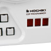 Close-up detail of the hochiki esp address programmer with buttons and digital display panel visible