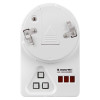 Front view of hochiki esp address programmer optional call point programming lead showing connectors and indicator lights