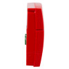 side view of hochiki esp manual call point with isolator flush surface mounting showing its profile and thickness