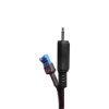 hochiki esp callpoint programming lead showing black and blue connectors on a short cable