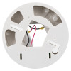 hochiki esp short circuit isolator base showing the back view with wiring and mounting holes visible