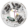 Front view of the hochiki esp short circuit isolator base showing the wiring terminals and connection points