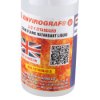 envirograf 321 fire tardent spray standard bottle bottom showing label with British flag and product details