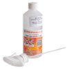 envirograf 321 fire tardent spray standard bottle with label showing British flag and warning text with spray nozzle detached