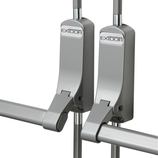 Exidor 284 Double Door Panic Bar Set With Bolt Front Main