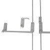 exidor 284 double door panic bar set showing two bolts hold back devices and a lever operated access handle with keys