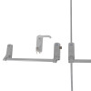 exidor 285 double door panic bar set with latch bolt and lever operated access device shown as a group on white background
