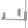 exidor 294 single door panic bar bolt knob operated access device showing panic bar and lock with keys on white background