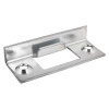 Exidor 296 single door panic bar with latch metal strike plate shown on a white background