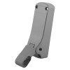 exidor 296 single door panic bar with latch showing the grey push pad close-up on a white background