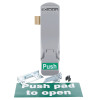 Exd297 Exidor 297 Single Door Push Pad Latch Contents With Logo