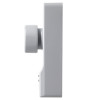 Side view of the exidor outside access device knob in grey