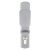 Exd326Ec Exidor knob operated outdoor access device front showing lock cylinder and grey knob handle