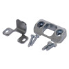 exidor 3405 steel door top keep showing metal parts and screws on a white background