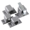 a component shot of bolt keeps and latch for the exidor 502ab for aluminium doors