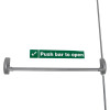a full front shot of the exidor 502ab for aluminium doors including door sticker