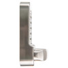 Side view of an exidor mechanical code lock outside access device passage function showing the keypad and lever handle