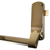 Exidor 296 Single Door Panic Bar Latch Polished Brass Closeup
