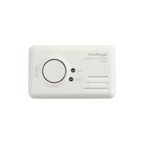 Front image of the FireAngel CO-9B carbon monoxide alarm with LED indicators