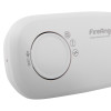 fireangel carbon monoxide alarm 10yr led close up of white circular button and nearby symbols