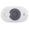 fireangel digital display carbon monoxide alarm with display off and test button visible on white background
