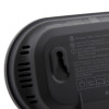 Back view of a fireangel carbon monoxide alarm 10yr long life battery showing fixing slot and warning labels