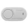 fireangel carbon monoxide alarm 10yr long life battery shown from the front with test button and indicator lights