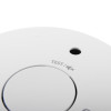 close-up of the sounder on a fireangel optical smoke alarm replaceable 5 year alkaline battery model