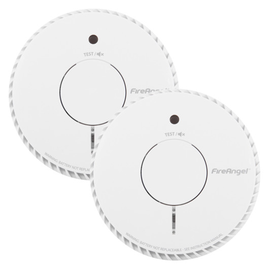 FireAngel 6620-R 10 Year Optical Smoke Alarm Twin Pack