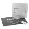 fireangel pro connected fp1014w2 r wireless control unit with instruction manual and mounting accessories shown