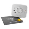 fireangel pro connected fp1820w2 r carbon monoxide alarm with installation guide and mounting screws shown