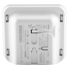 Back view of the fireangel pro connected fp1000w2 r wireless gateway showing labels and slots
