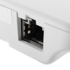 Close-up of an ethernet connection port on the fireangel pro connected fp1000w2 r interlinked wireless gateway