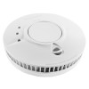 angled view of the fireangel pro connected fp1640w2 r mains interlinked smoke alarm in white