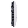 Side view of a fireangel multi sensor smoke alarm showing its ventilation and profile design