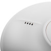 Close-up detail of the vent area on the fireangel mains powered optical smoke alarm alkaline battery backup